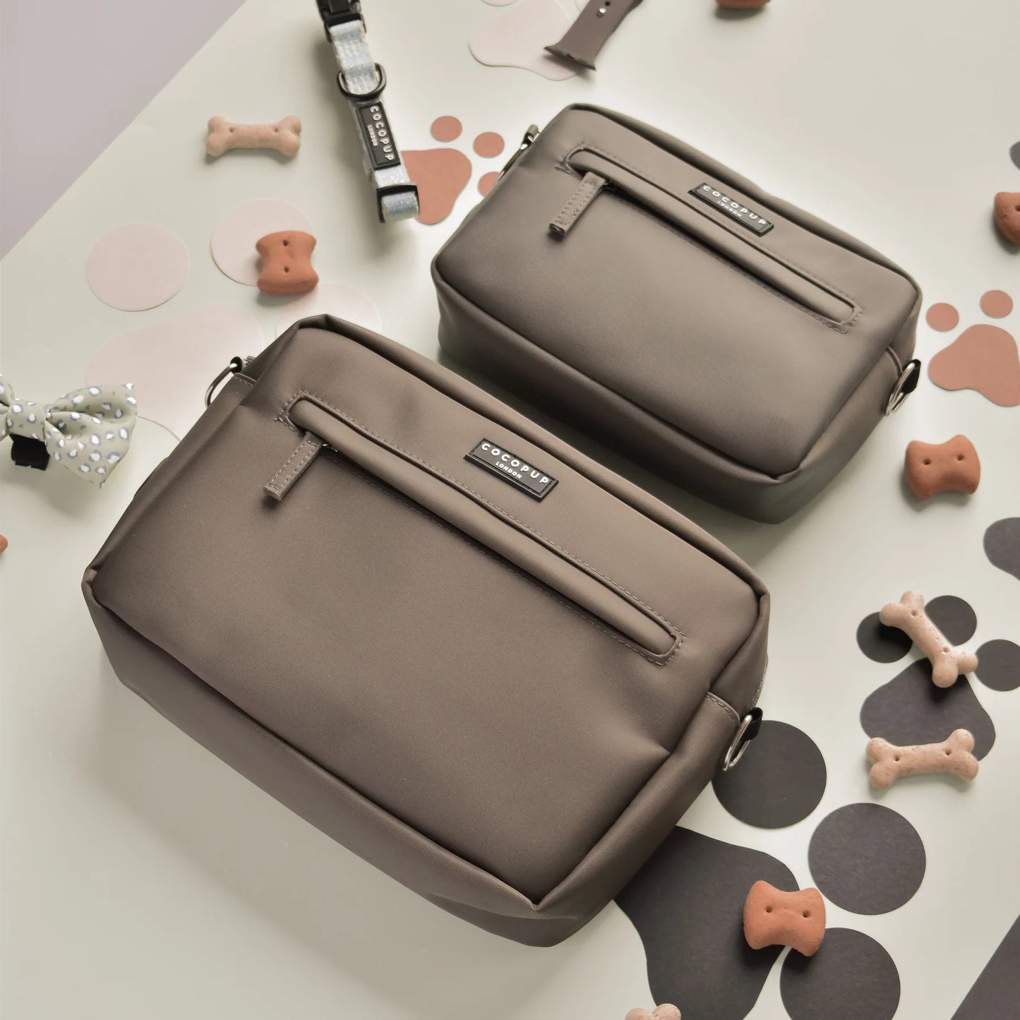 Large Dog Walking Bag Mocha