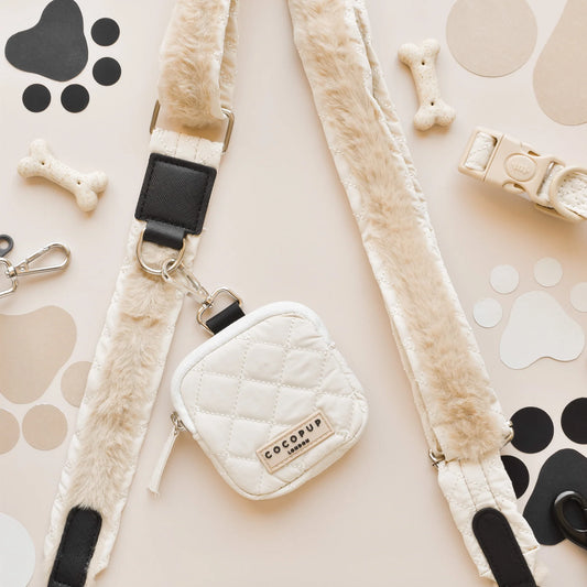 Treat Pouch Cream Quilted