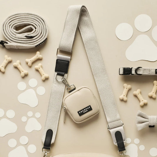 Brown Tweed Bag Strap