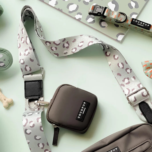 Sage Leopard Bag Strap