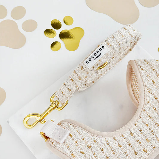 Vanilla Textured Tweed Lead